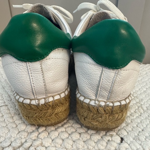 Steven by Steve Madden Canal White and Green Espadrille Sneakers- Size 8B - Picture 8 of 9